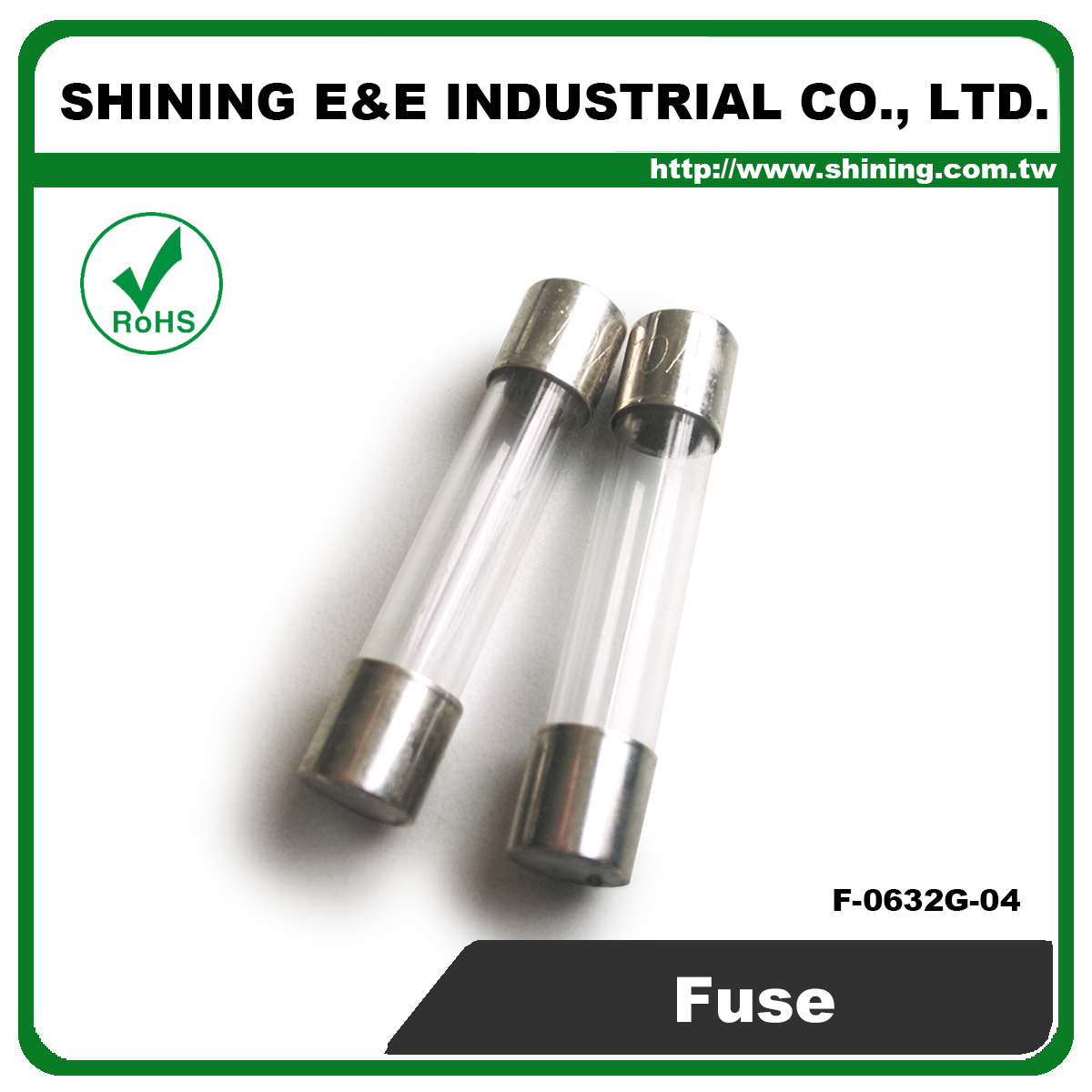 F0632G04 6x30 250V TimeDelay Cylindrical 4A Glass Tube Fuse