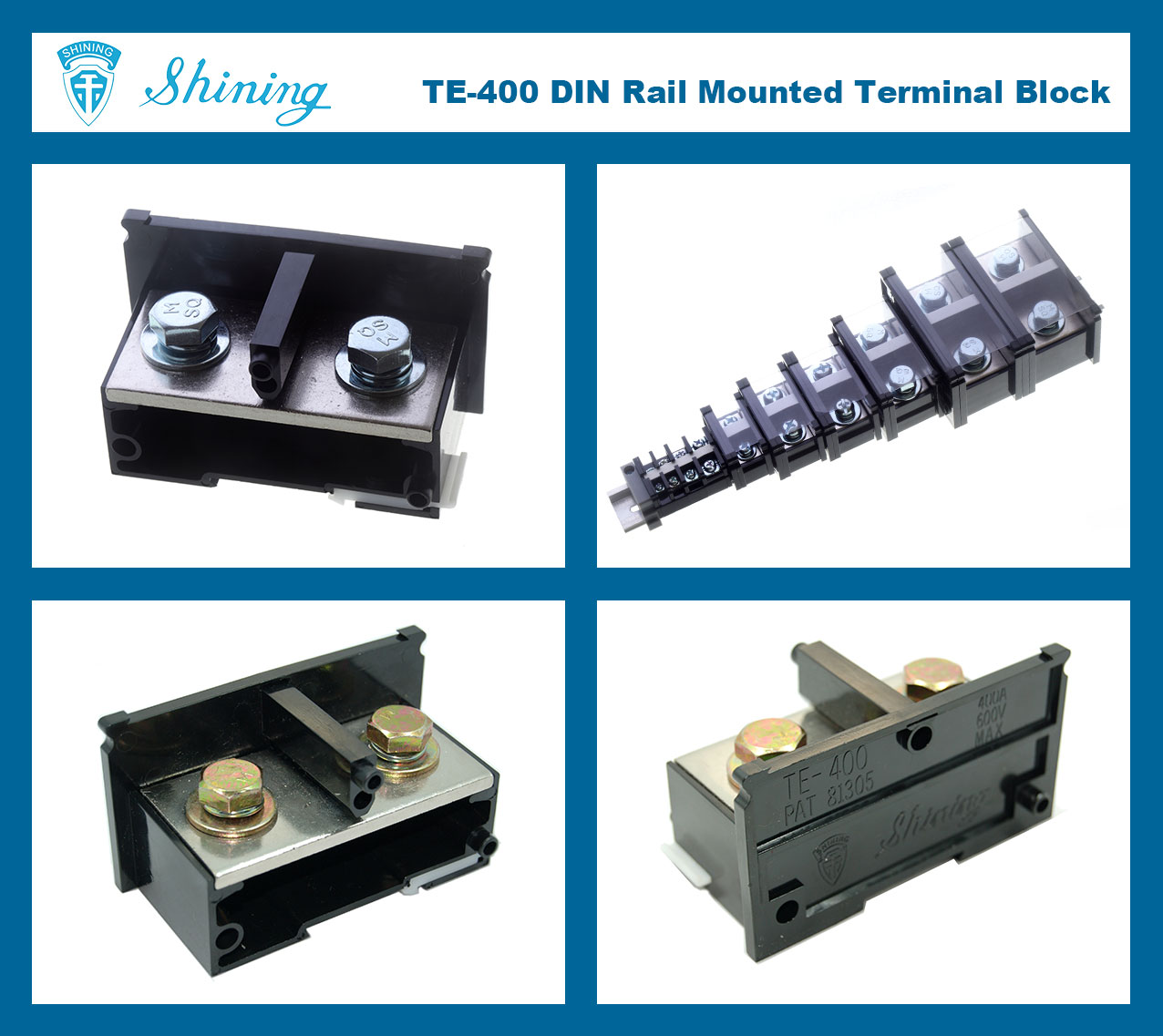 TE-400-Combined-Type-400A-Top-Hat-Rail-Terminal-Block-Connector