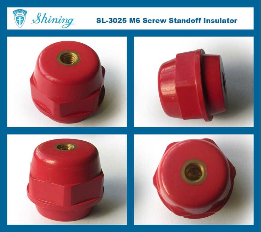SL-3025 6,6 kV M6 Schraube Niederspannungs-Abstandsisolator