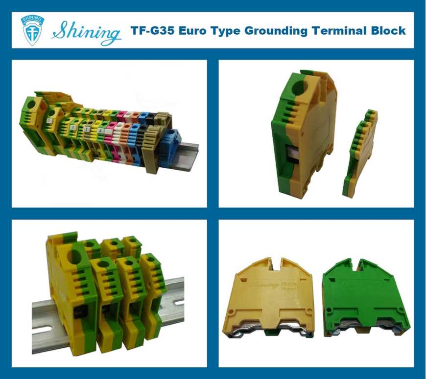 TF-G35 Euro Type 35mm Ground Earthing Terminal Strip
