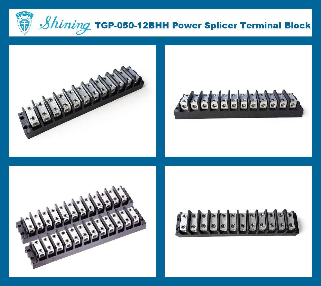 TGP-050-12BHH 600V 50A 12路電源接線端子塊